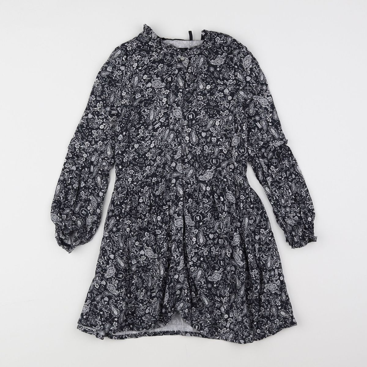 Robe Mi-longue IKKS Taille 36 - Sans Manches - Multicouleur - Très Bon état Occasion