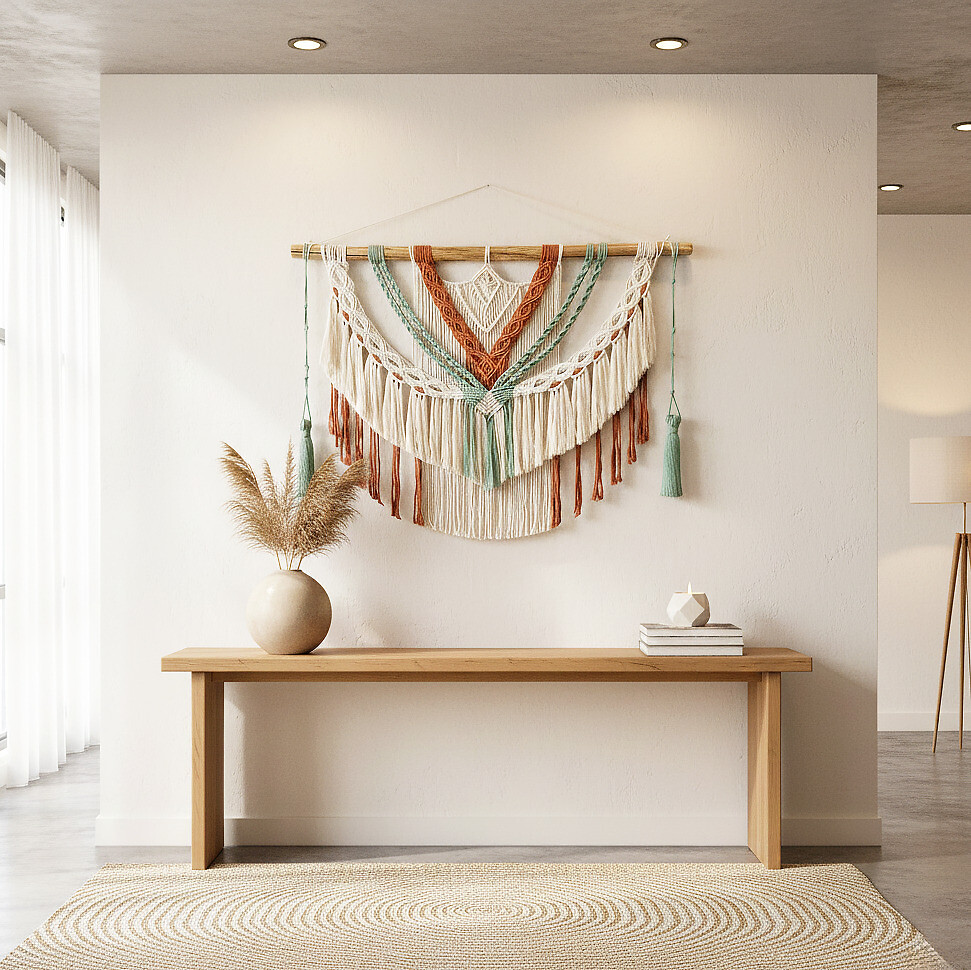 Decoração de parede em macramé PATTY, Macramar, MACRAMAR