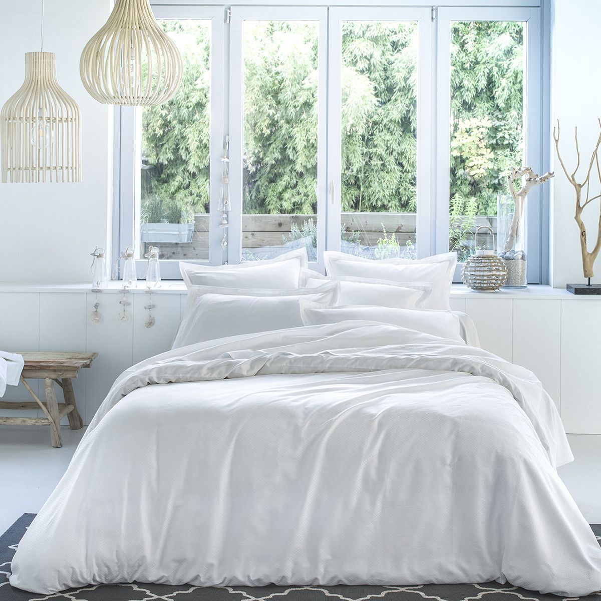 Housse De Couette Esprit Bord De Mer Housse de couette bord de mer blanc Anne De Solene | La Redoute