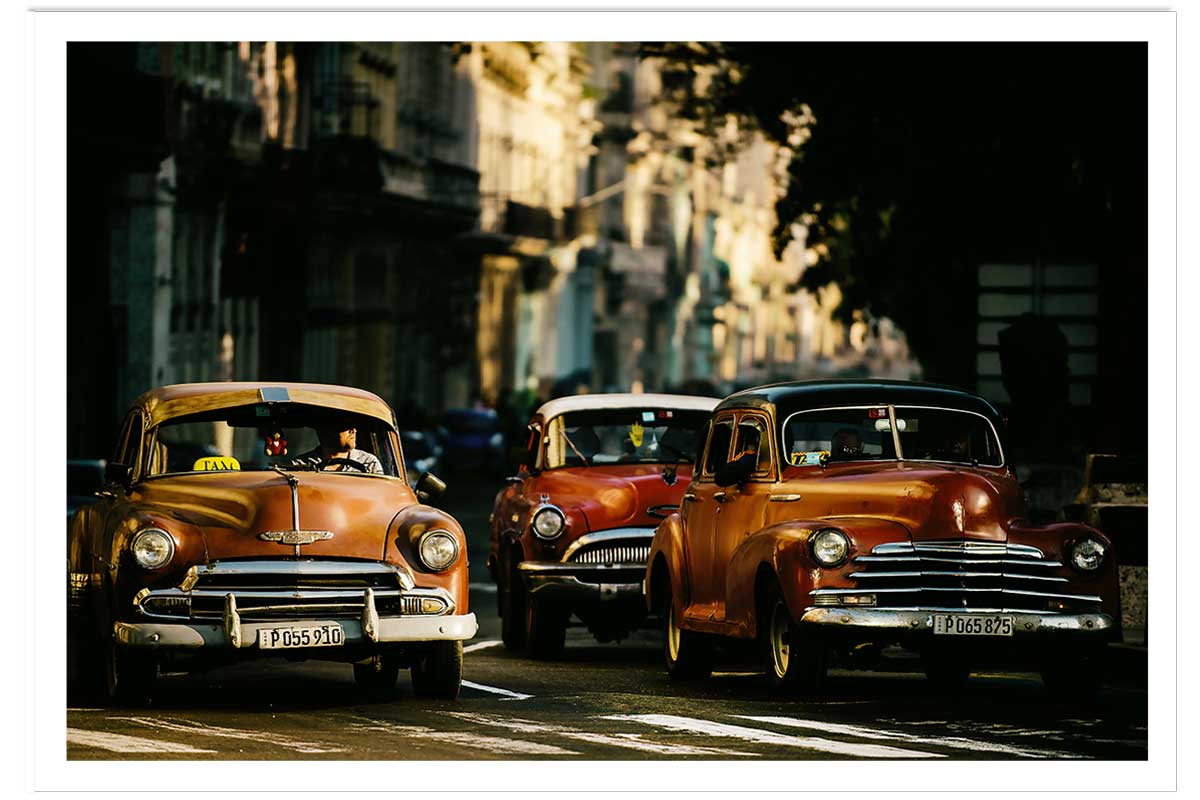 Affiche vintage taxi, HEXOA