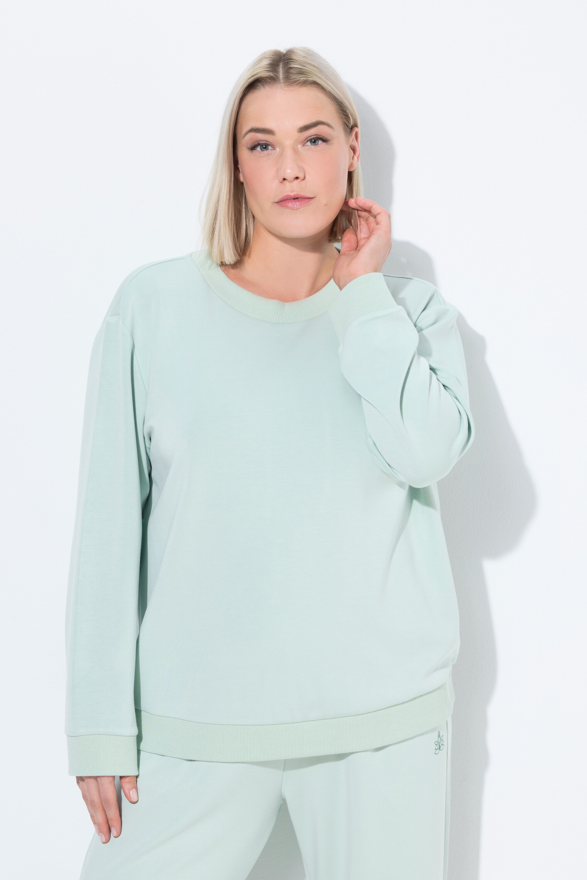 Sweat de yoga, coupe Boxy. Manches longues, ULLA POPKEN