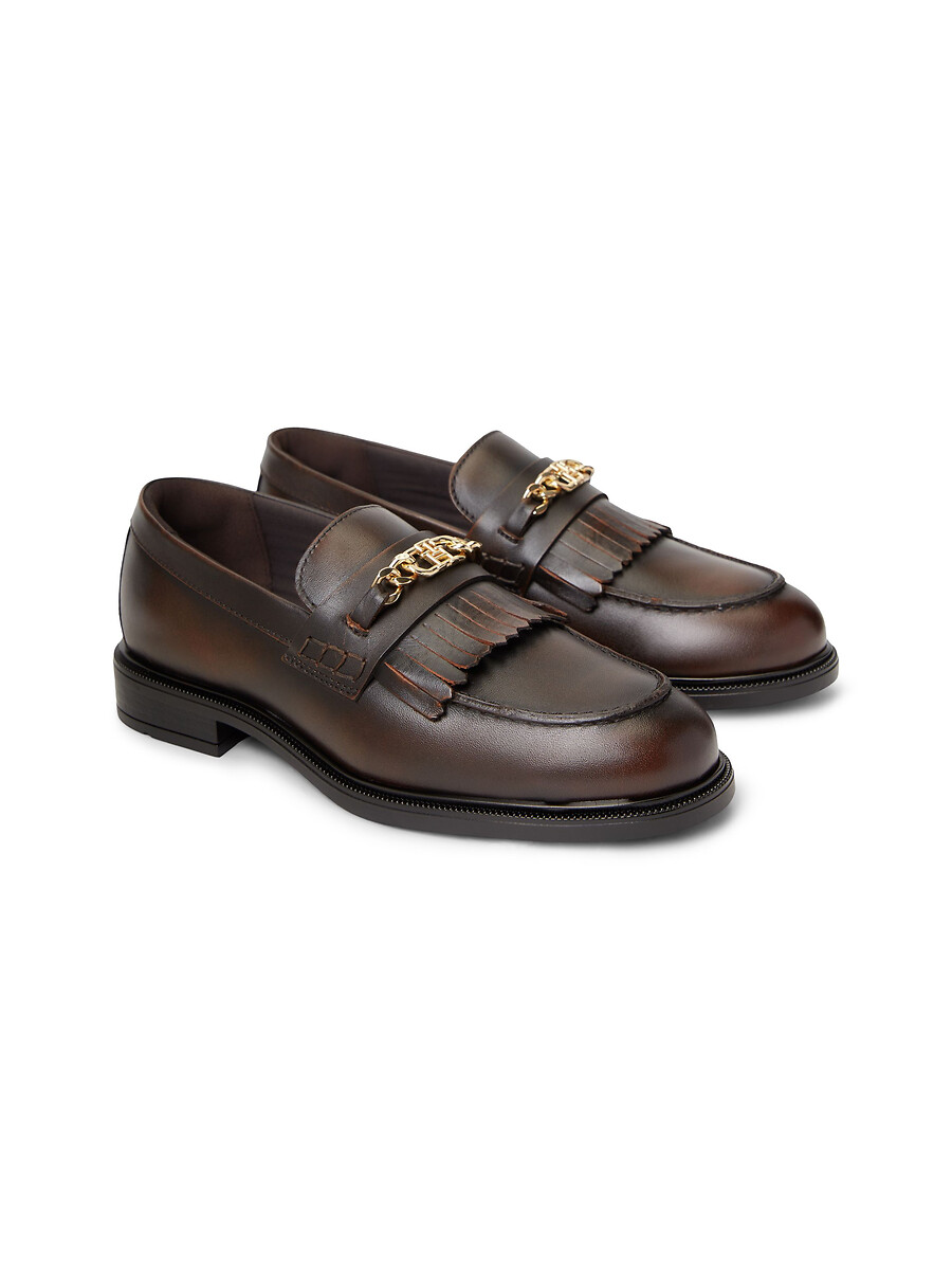 Tommy Hilfiger Mocasines de piel con flecos