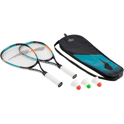 Speed set - jeu de 2 raquettes de badminton avec sac de badminton Hudora