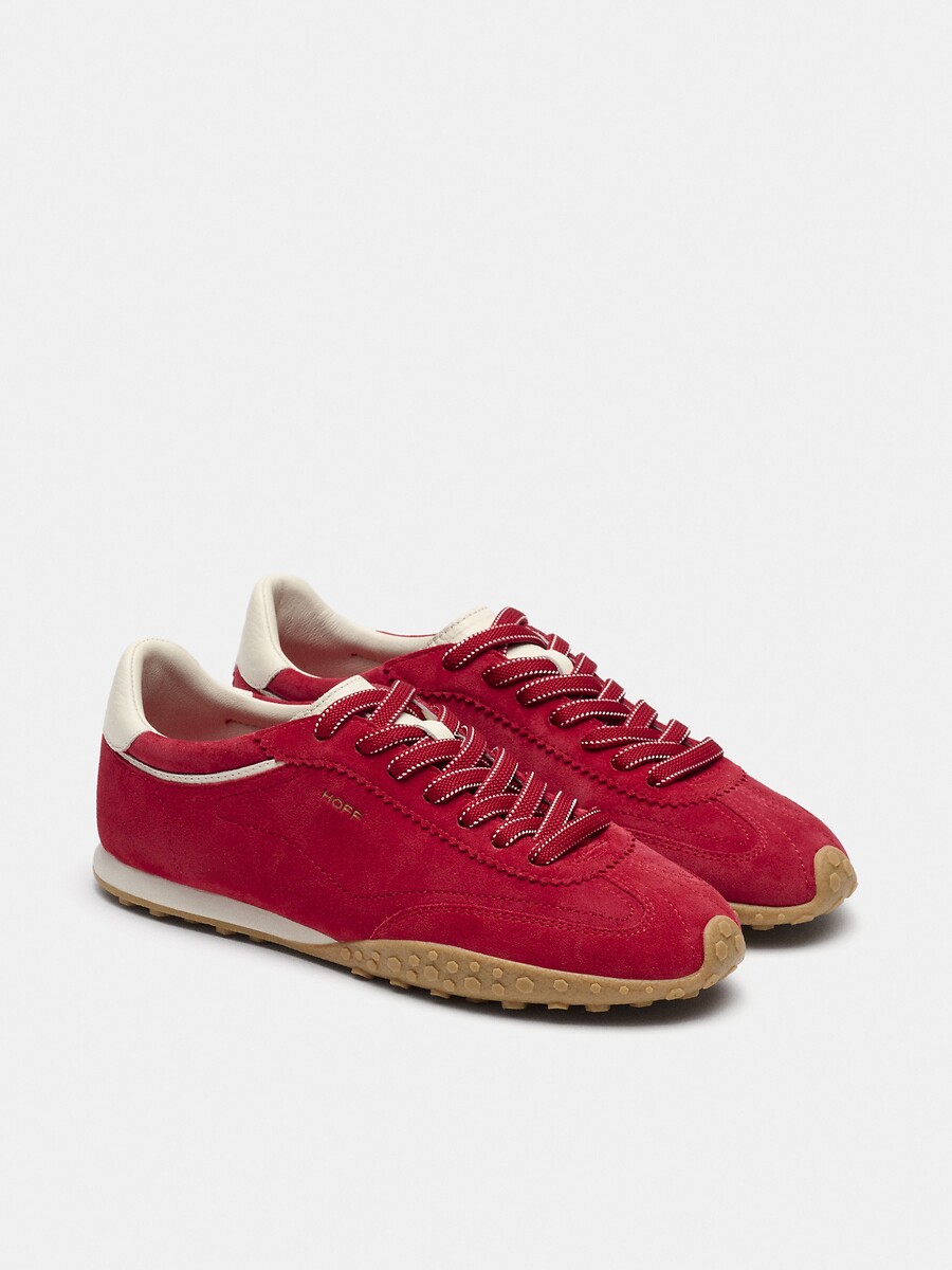 Baskets en cuir BRIDGE FL RED, HOFF