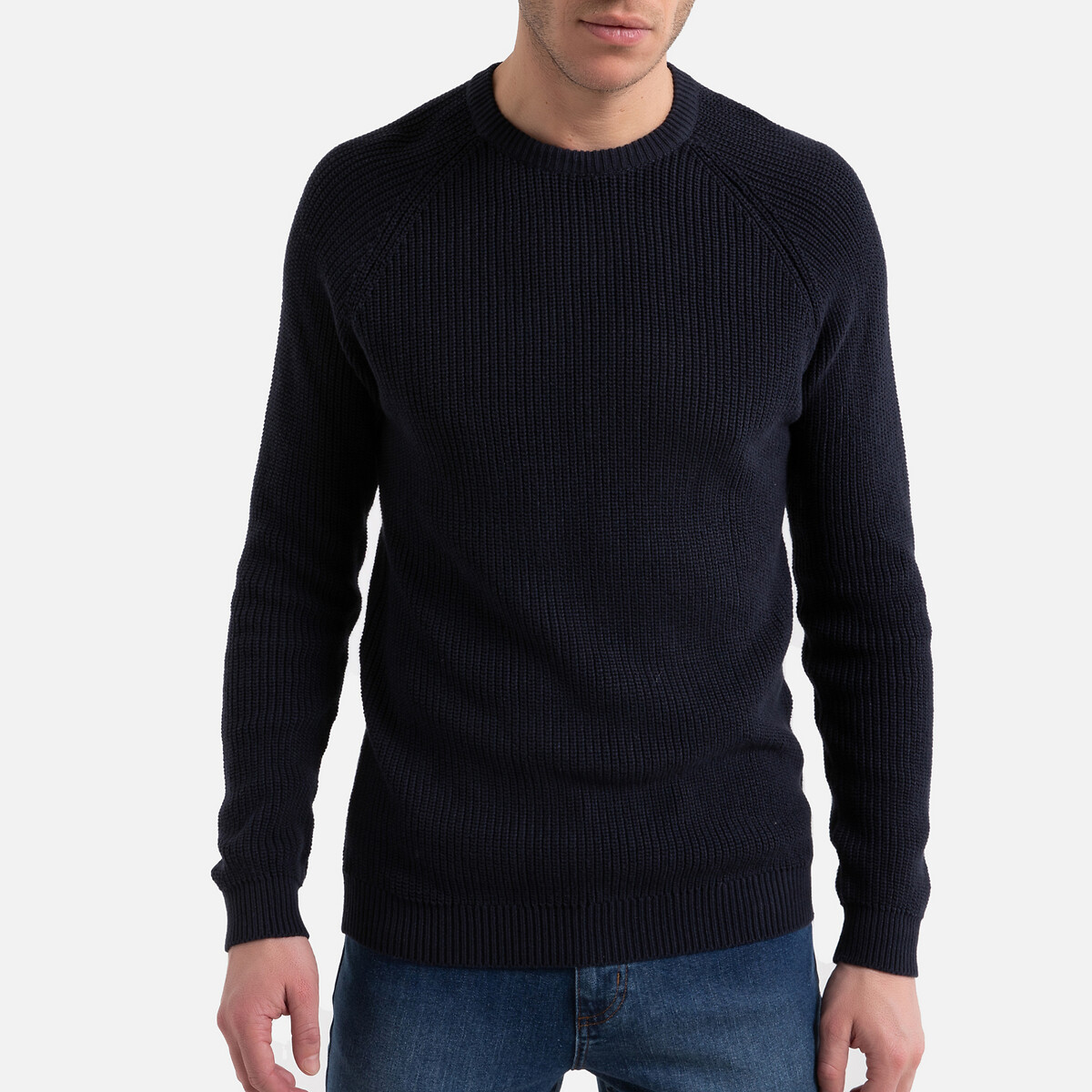 fisherman crew neck jumper