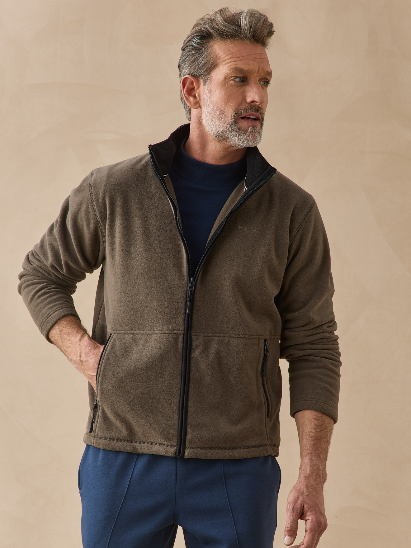 Veste micropolaire manches longues, DAXON