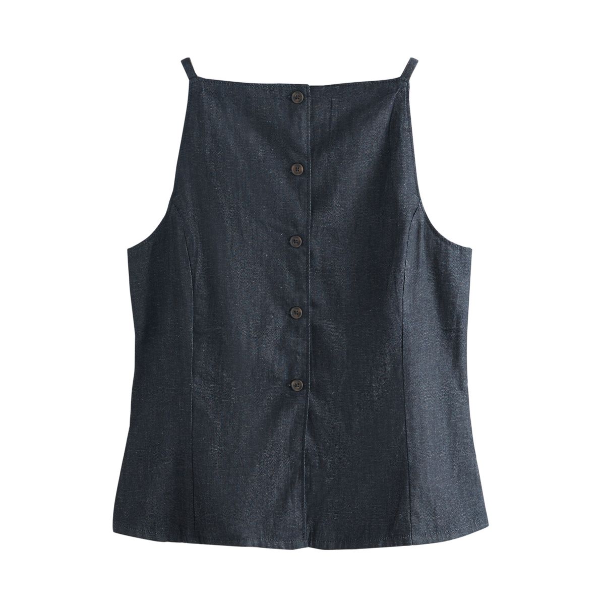 Gilet de costume boutonné en lin mélangé, NEXT