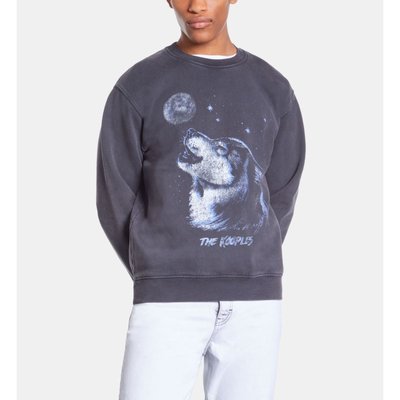 Sweatshirt en coton avec sérigraphie THE KOOPLES