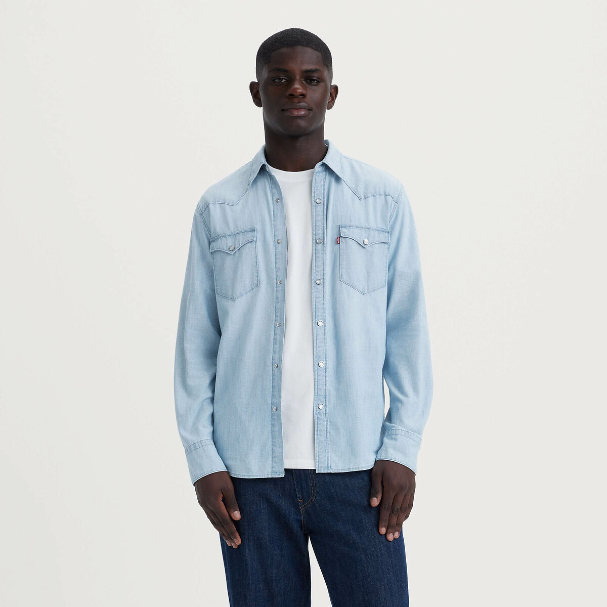 Levi's barstow western denim shirt best sale