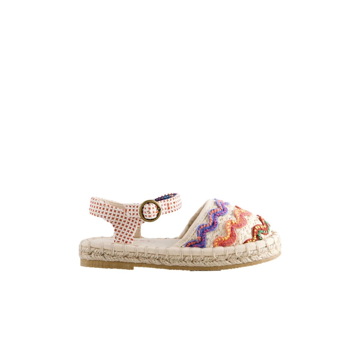 Sandales espadrilles à liseré ondulé, NEXT