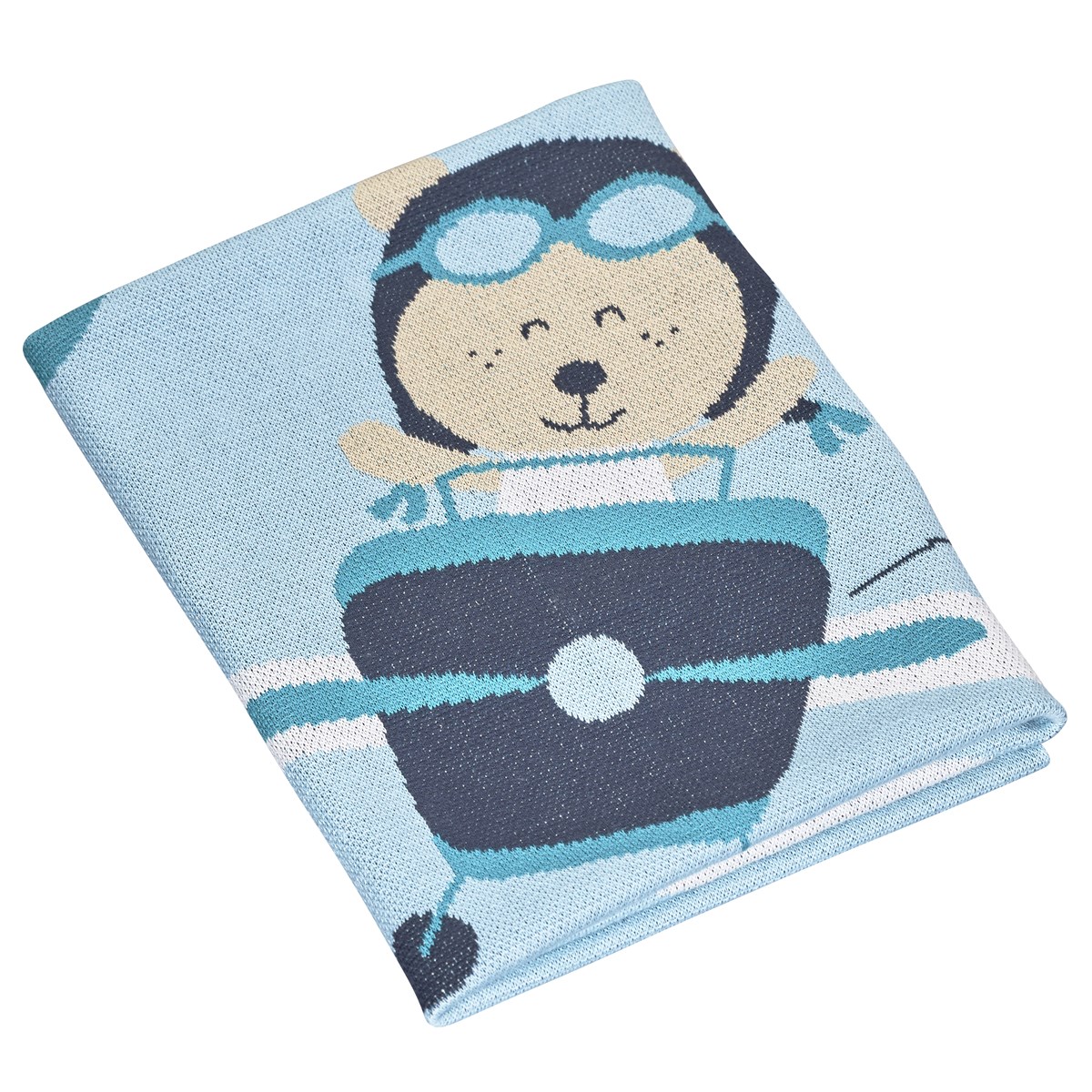 Couverture maille en coton, SAUTHON