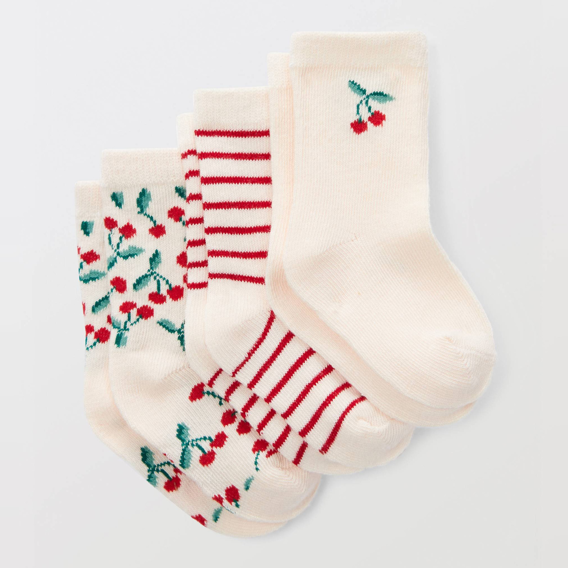 Lot de 3 paires de chaussettes courtes à motifs contenant du coton BIO, BOUT'CHOU