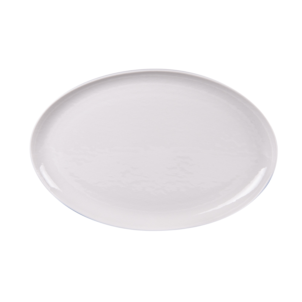 Plat ovale Ecume 30x20,5 cm, TABLE PASSION