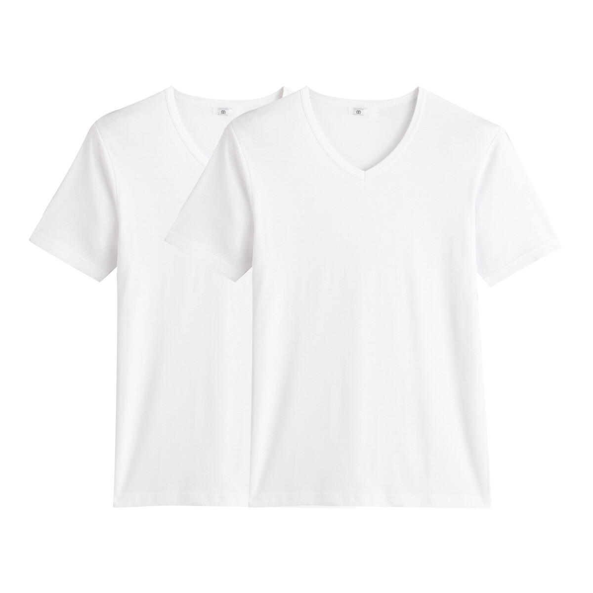 Galeries Lafayette Vêtements Sous-vêtements Maillots de corps Lot de 3 maillots de corps coton bio Blanc 