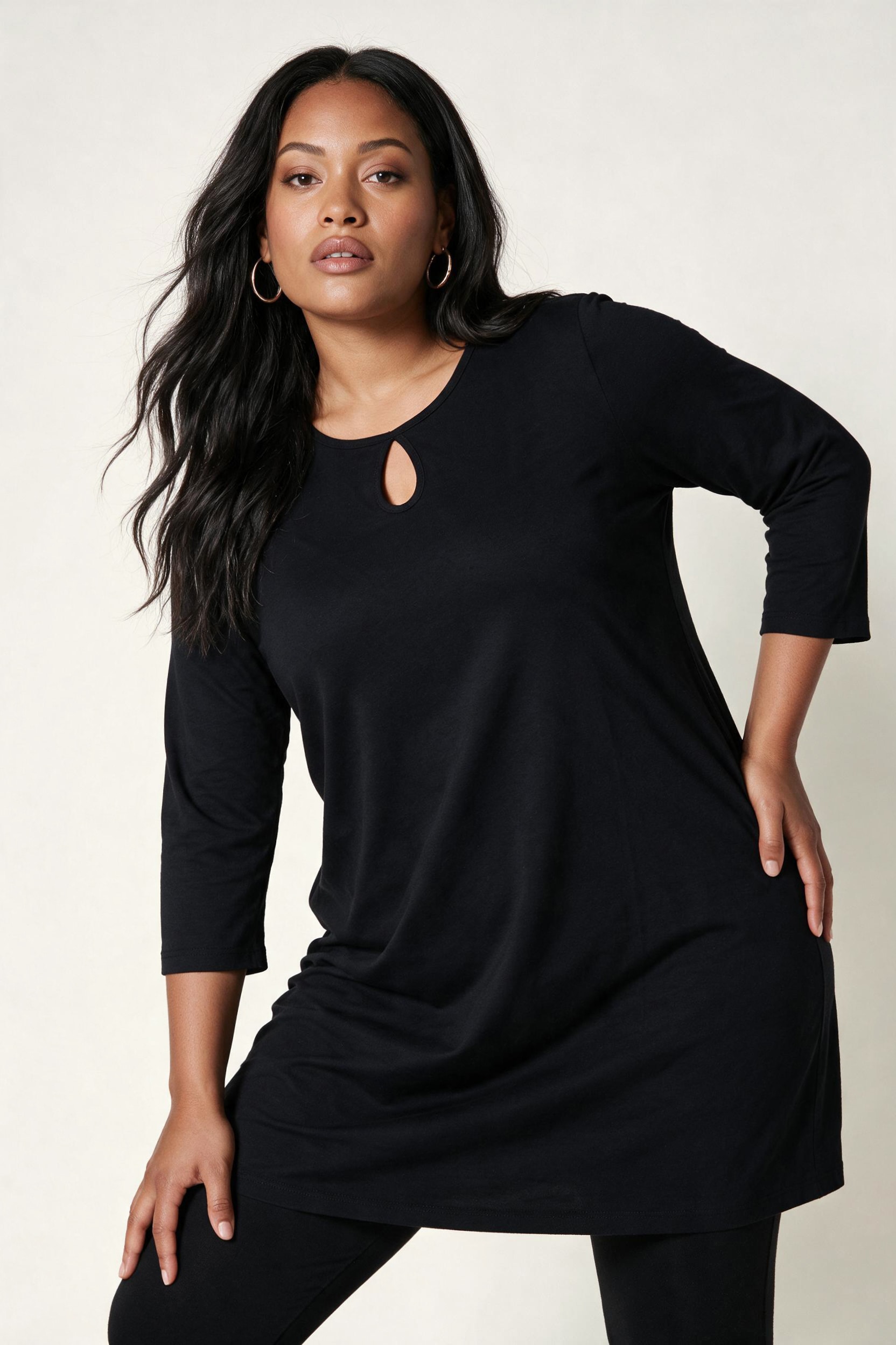 T-shirt long coupe évasée, ULLA POPKEN