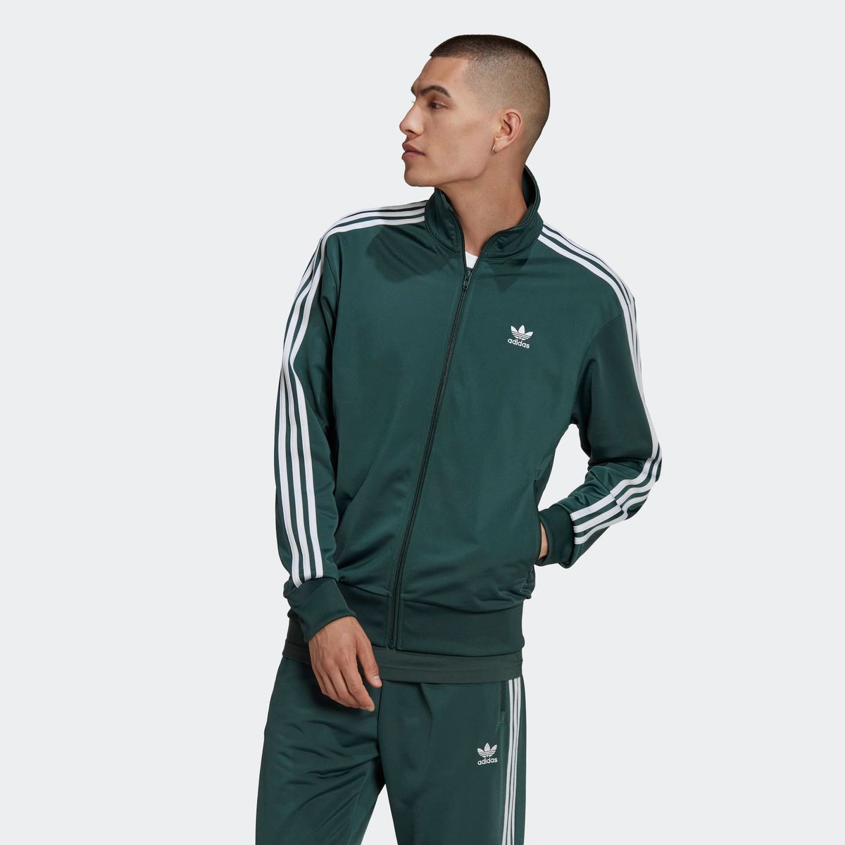 Veste de survÃªtement adicolor classics firebird vert Adidas Originals | La Redoute