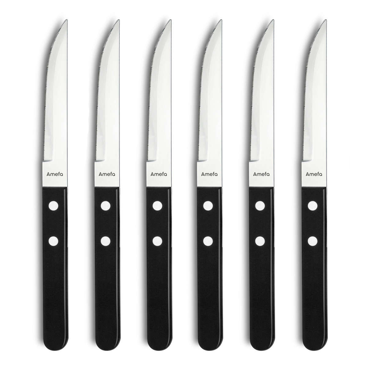 Coffret 6 couteaux steak - STEAK PIZZA 20, AMEFA