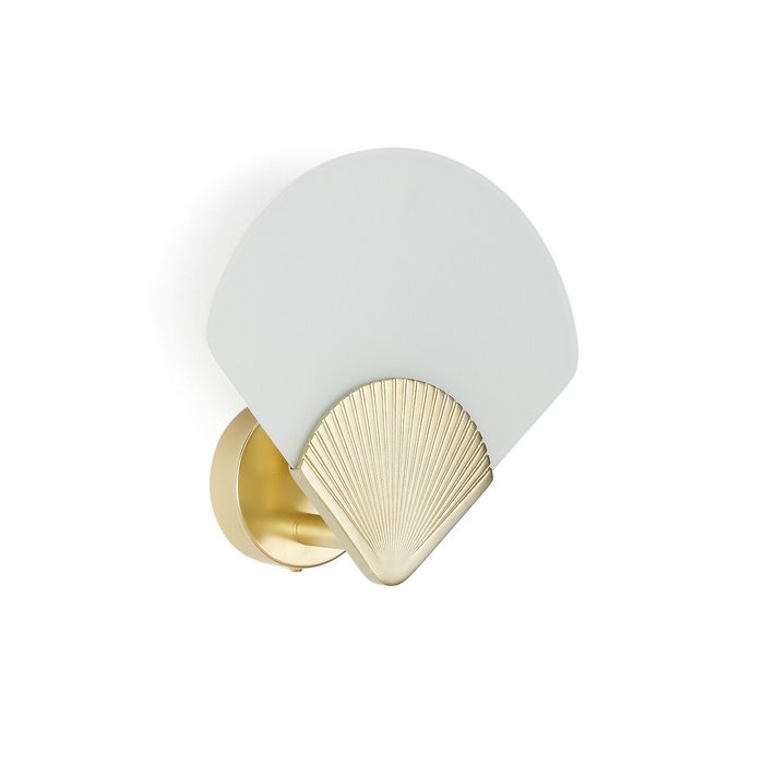 Image 0 Applique laiton et verre opaline, Alcance LA REDOUTE INTERIEURS Applique laiton et verre opaline, Alcance LA REDOUTE INTERIEURS image 0