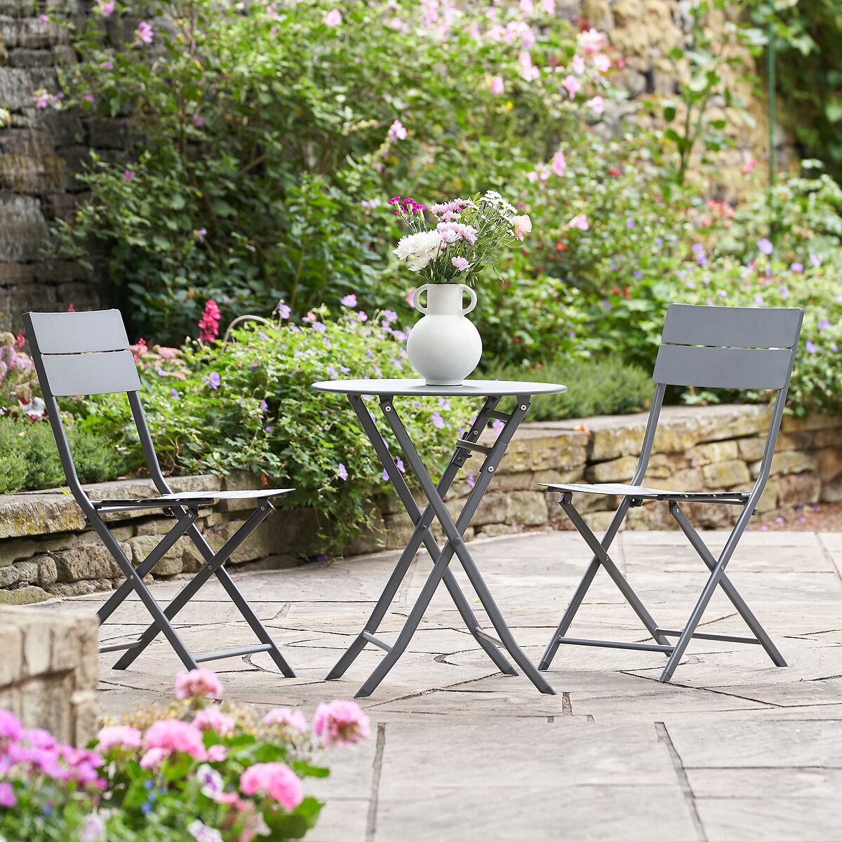 Romano Metal Garden Bistro Set, SO'HOME