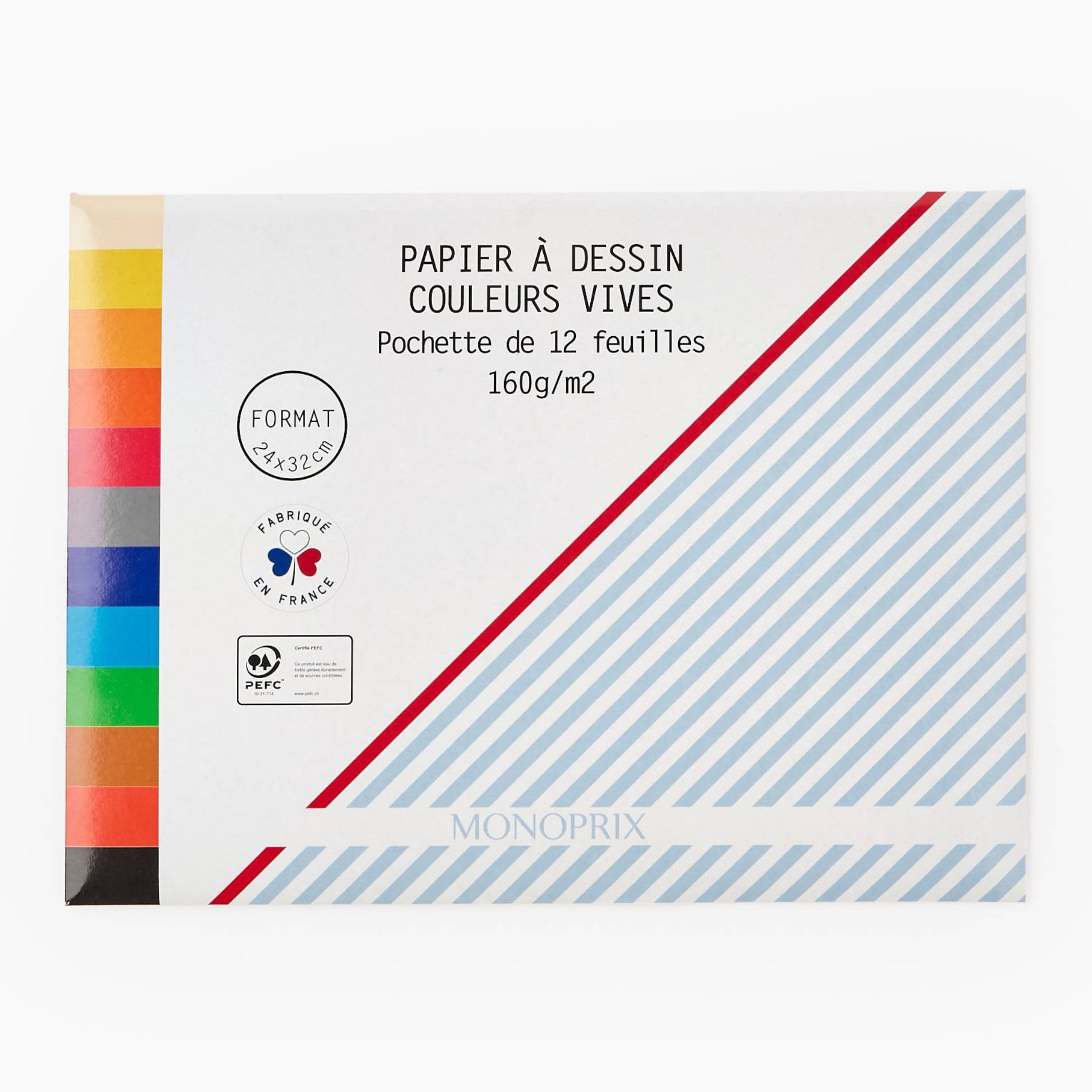 POCH 12F COUL 24X32 Monoprix, MONOPRIX