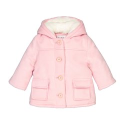 Dufflecoat mit Kapuze und warmem Futter 3 Monate-3 Jahre