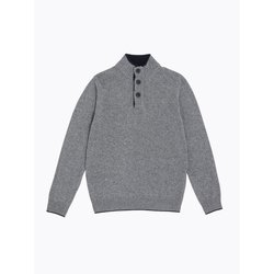 pull col cheminée zippé homme