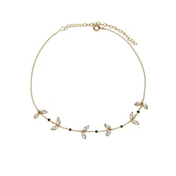 Collier Ras De Cou Vintage RIPOLI Italy - Collection 1989 - Doré - Occasion Bon état