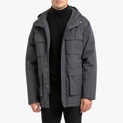 Parka com capuz, tratamento Téflon®