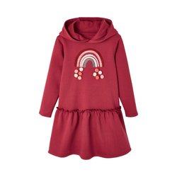 Robe sweat look sportswear, manches longues resserrées aux