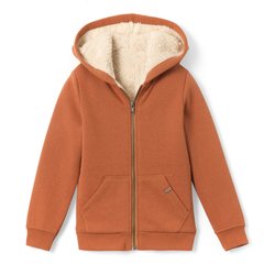 Sweat com forro quente, 3-12 anos