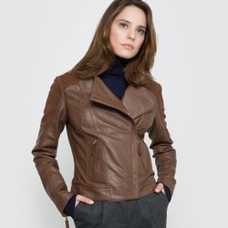 Блузон из кожи в байкерском стиле La Redoute Collections - ЖЕНЩИНЫ Блузон из кожи в байкерском стиле La Redoute Collections