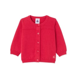 Cardigan Bébé Fille Petit Bateau - 100% Coton, Toile, Fermeture Classique, Qualité Française