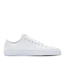 white all star leather mono ox trainers