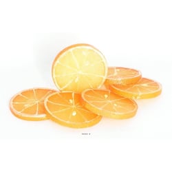 Lot De 12 Tranches De Citron Artificiel Réaliste - Décoration Cuisine, Cocktails, Mariage - Plastique Réutilisable