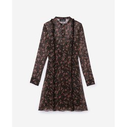 Платье короткое прямое с рисунком и длинными рукавами THE KOOPLES - Платья Платье короткое прямое с рисунком и длинными рукавами THE KOOPLES