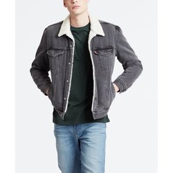 Casaco de ganga Trucker Sherpa