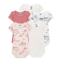 Pyjama 1 Piece Sans Pieds 3 Mois 3 Ans Petit Bateau Imprime Coeur La Redoute