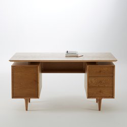 Office Furniture Home Desks Chairs Storage La Redoute Quilda Oak Desk La Redoute Interieurs