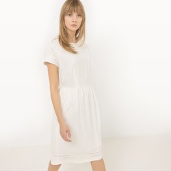 Платье присборенное на поясе, из льна La Redoute Collections - РАСПРОДАЖА Платье присборенное на поясе, из льна La Redoute Collections