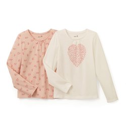 Camiseta de manga larga, 3 - 12 años (lote de 2) La Redoute Collections