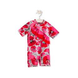 Tuc Tuc Tahiti Bikini Bébé Fille - Imprimé Fleurs Rose Tropical Élégant Et Confortable