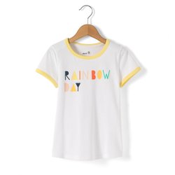 Camiseta estampada ''Rainbow Day'' 3-12 años La Redoute Collections
