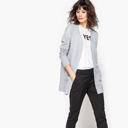 Кардиган длинный с V-образным вырезом La Redoute Collections - Кардиганы Кардиган длинный с V-образным вырезом La Redoute Collections