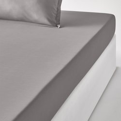 Unifarbenes Fixleintuch aus Baumwoll-Perkal, Best Qualität