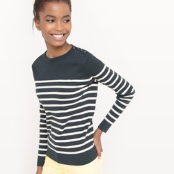Jersey con cuello redondo de punto fino La Redoute Collections