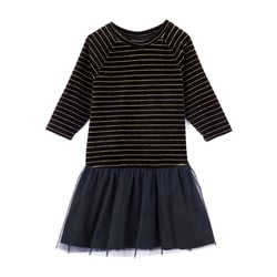 Principesse Disney Robe Princesse Fille Sunny Fashion - Noir Salut-bas Avec Baguette Magique - Taille 7-14 Ans - Coton Doux Costume Fille Fête