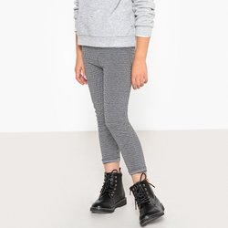 La Redoute Collections Big Girls Houndstooth Leggings 3-12 Years