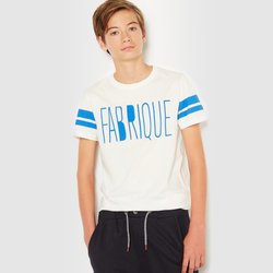 Camiseta estampada (lote de 2) 10-16 años La Redoute Collections