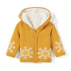 Кардиган с капюшоном из искусственного меха, 1 мес.- 3 лет La Redoute Collections - Девочки 0-2 года Кардиган с капюшоном из искусственного меха, 1 мес.- 3 лет La Redoute Collections