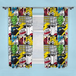 Children S Pencil Pleat Bedroom Curtains 54 Inch Multi